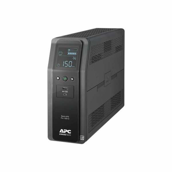 Apc UPS System, 1500VA, 10 Outlets, Out: 120V , In:120V BR1500MS